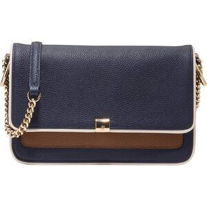 5451 Daniella Chain Shoulder Bag, Midnight Moon/Spiced Brown/Ivory